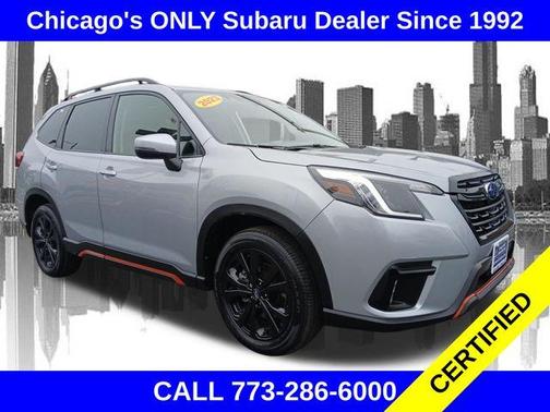 Ice Silver Metallic 2023 Subaru Forester Sport