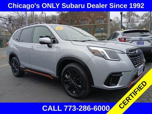Ice Silver Metallic 2023 Subaru Forester Sport