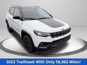 Bright White Clearcoat 2023 Jeep Compass Trailhawk