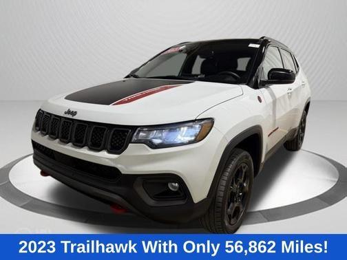 Bright White Clearcoat 2023 Jeep Compass Trailhawk