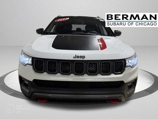 Bright White Clearcoat 2023 Jeep Compass Trailhawk