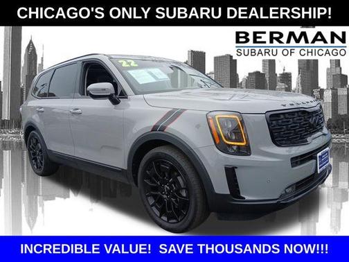 Wolf Gray 2022 Kia Telluride SX