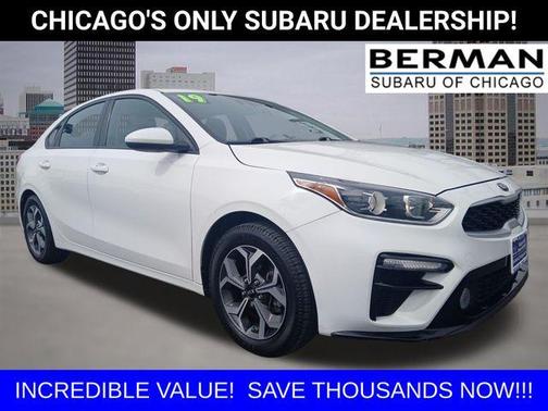 Clear White 2019 Kia Forte LXS