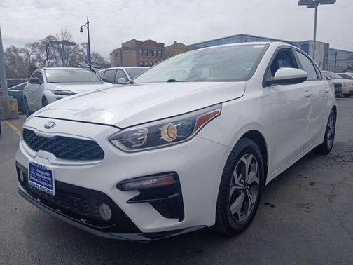 Clear White 2019 Kia Forte LXS