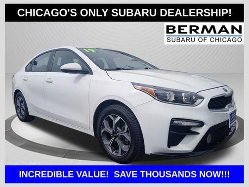 Clear White 2019 Kia Forte LXS