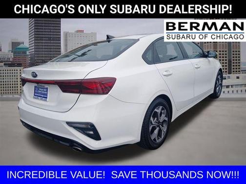 Clear White 2019 Kia Forte LXS