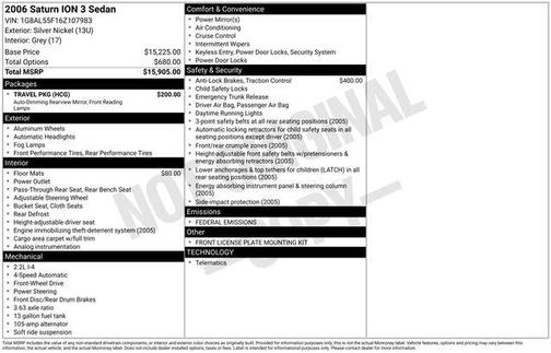 2006 Saturn Ion 3