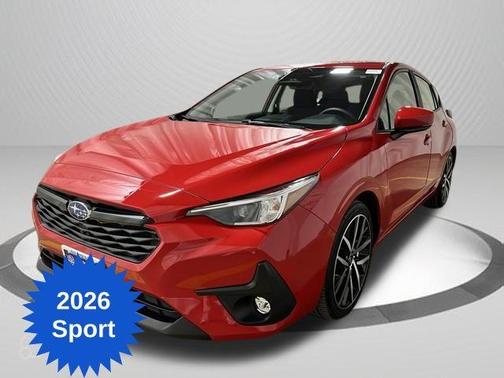 Pure Red 2026 Subaru Impreza Sport