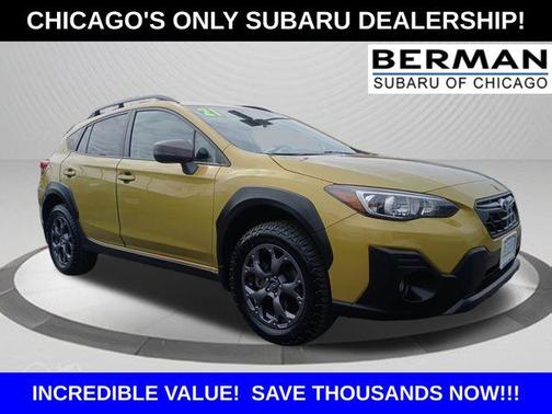 Plasma Yellow Pearl 2021 Subaru Crosstrek Sport