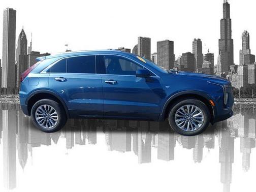 Deep Sea Metallic 2024 Cadillac XT4 Premium Luxury