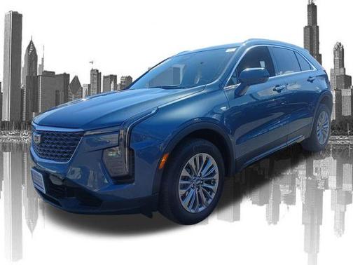 Deep Sea Metallic 2024 Cadillac XT4 Premium Luxury