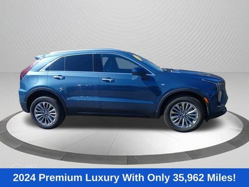 Deep Sea Metallic 2024 Cadillac XT4 Premium Luxury