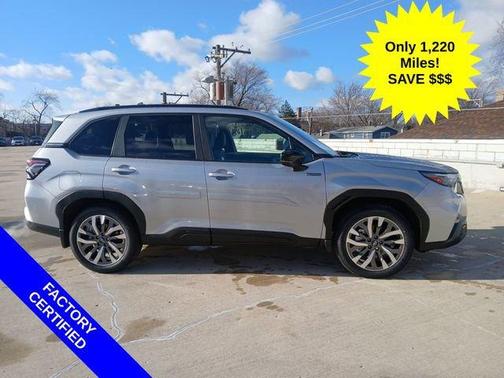 Ice Silver Metallic 2025 Subaru Forester Hybrid Touring
