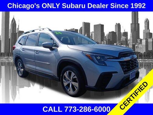 Ice Silver Metallic 2024 Subaru Ascent Premium