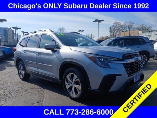 Ice Silver Metallic 2024 Subaru Ascent Premium