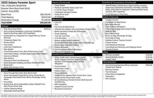 Riverrock Green 2025 Subaru Forester Sport