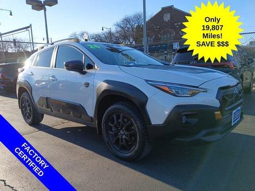Crystal White Pearl 2024 Subaru Crosstrek Wilderness