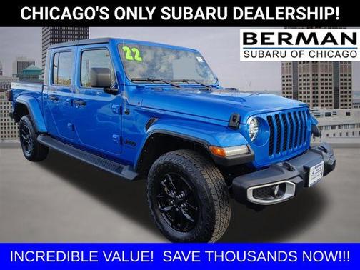 Hydro Blue Pearlcoat 2022 Jeep Gladiator Sport