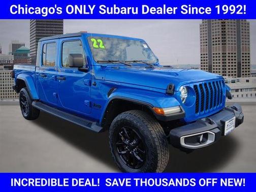 Hydro Blue Pearlcoat 2022 Jeep Gladiator Sport