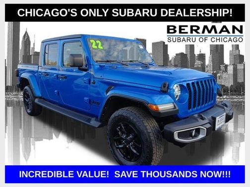 Hydro Blue Pearlcoat 2022 Jeep Gladiator Sport