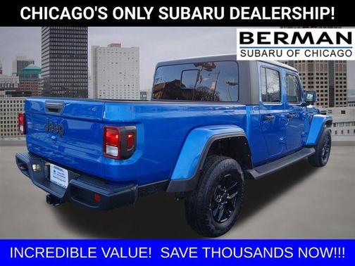Hydro Blue Pearlcoat 2022 Jeep Gladiator Sport