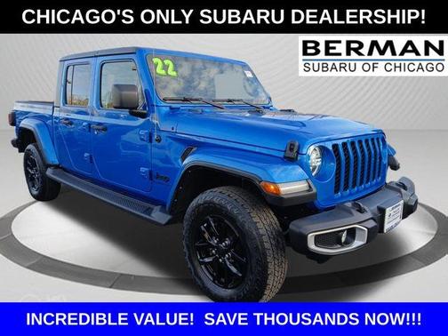 Hydro Blue Pearlcoat 2022 Jeep Gladiator Sport