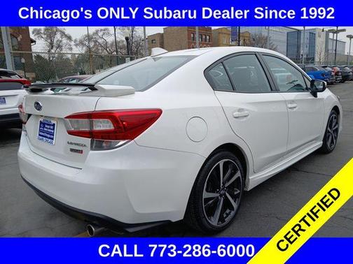 Crystal White Pearl 2023 Subaru Impreza Sport
