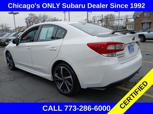 Crystal White Pearl 2023 Subaru Impreza Sport