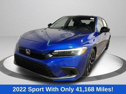 Boost Blue Pearl 2022 Honda Civic Sport