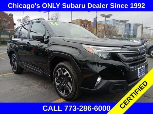 Crystal Black Silica 2026 Subaru Forester Limited