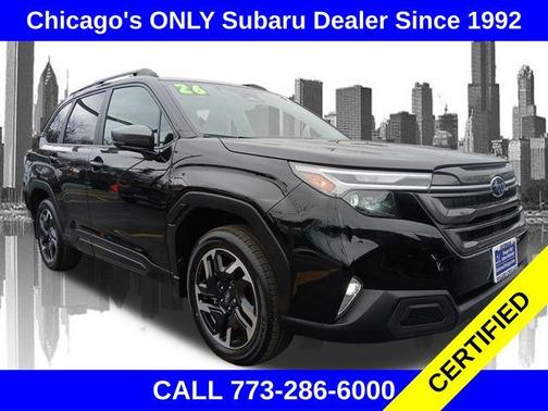 Crystal Black Silica 2026 Subaru Forester Limited