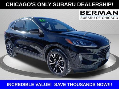 Agate Black Metallic 2022 Ford Escape SEL