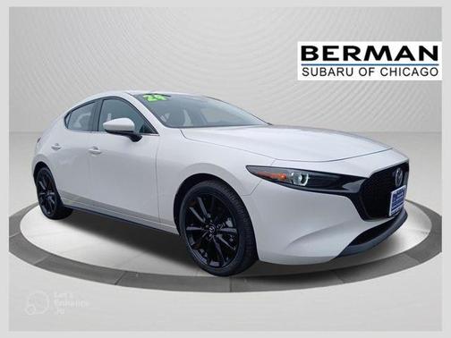 Snowflake White Pearl 2024 Mazda Mazda3 FWD w/Premium Package