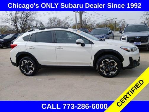 Crystal White Pearl 2023 Subaru Crosstrek Limited