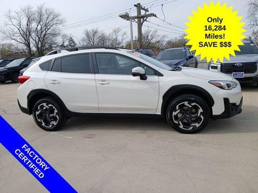 Crystal White Pearl 2023 Subaru Crosstrek Limited