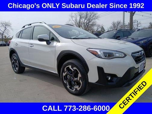 Crystal White Pearl 2023 Subaru Crosstrek Limited