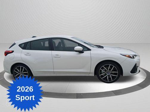 Crystal White Pearl 2026 Subaru Impreza Sport