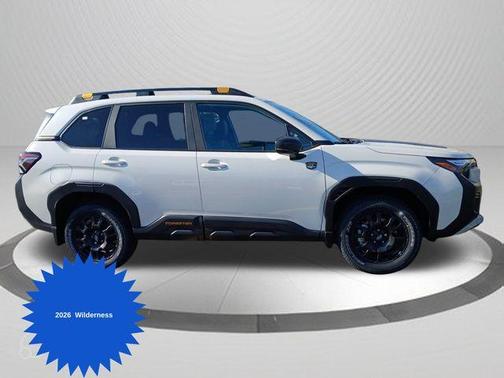 Crystal White Pearl 2026 Subaru Forester Wilderness
