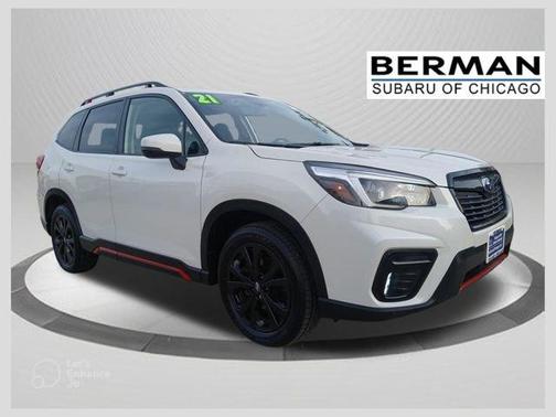 Crystal White Pearl 2021 Subaru Forester Sport