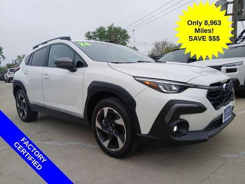 Crystal White Pearl 2024 Subaru Crosstrek Limited