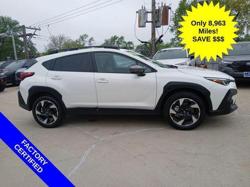 Crystal White Pearl 2024 Subaru Crosstrek Limited
