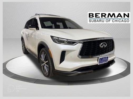 Majestic White 2023 INFINITI QX60 SENSORY