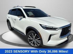 Majestic White 2023 INFINITI QX60 SENSORY