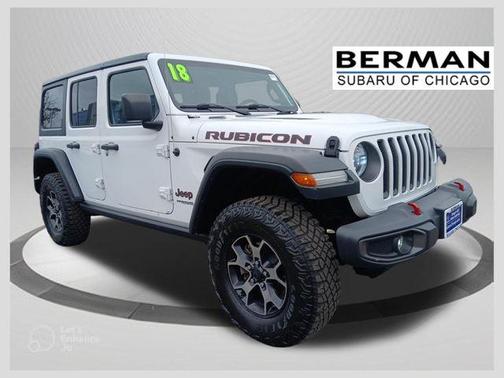 Bright White Clearcoat 2018 Jeep Wrangler Unlimited Rubicon
