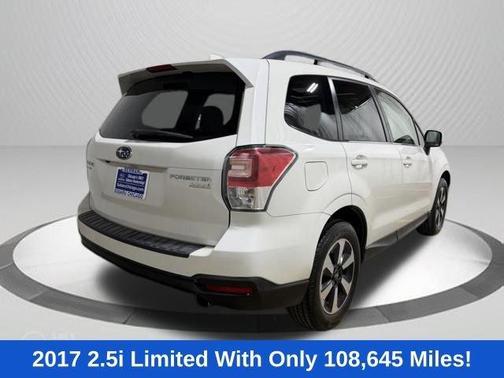 Crystal White Pearl 2017 Subaru Forester 2.5i Limited