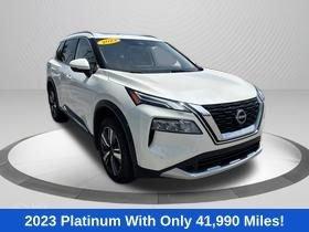 White 2023 Nissan Rogue Platinum