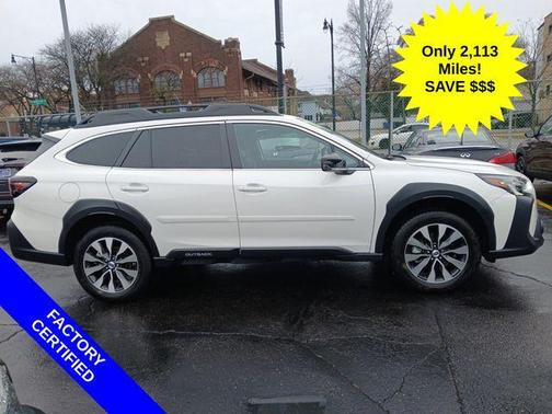 Crystal White Pearl 2025 Subaru Outback Limited