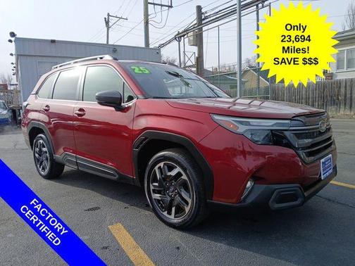 Crimson Red Pearl 2025 Subaru Forester 2.5i Limited