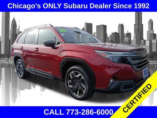 Crimson Red Pearl 2025 Subaru Forester 2.5i Limited