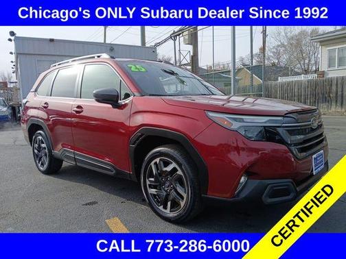 Crimson Red Pearl 2025 Subaru Forester 2.5i Limited